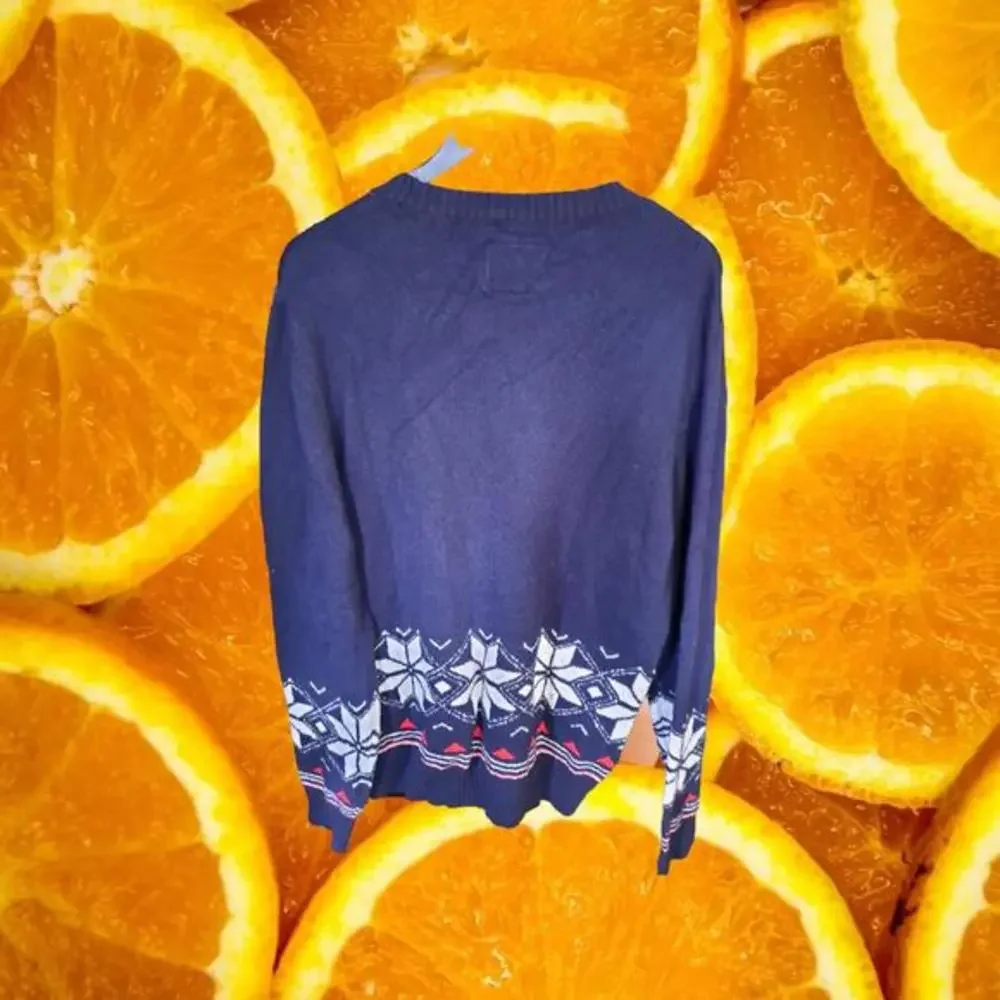 St‎ Johns Bay Snowflake Sweater Size M
